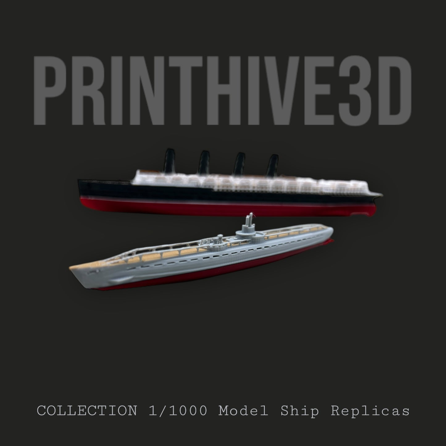 12" RMS Lusitania Wartime Replica