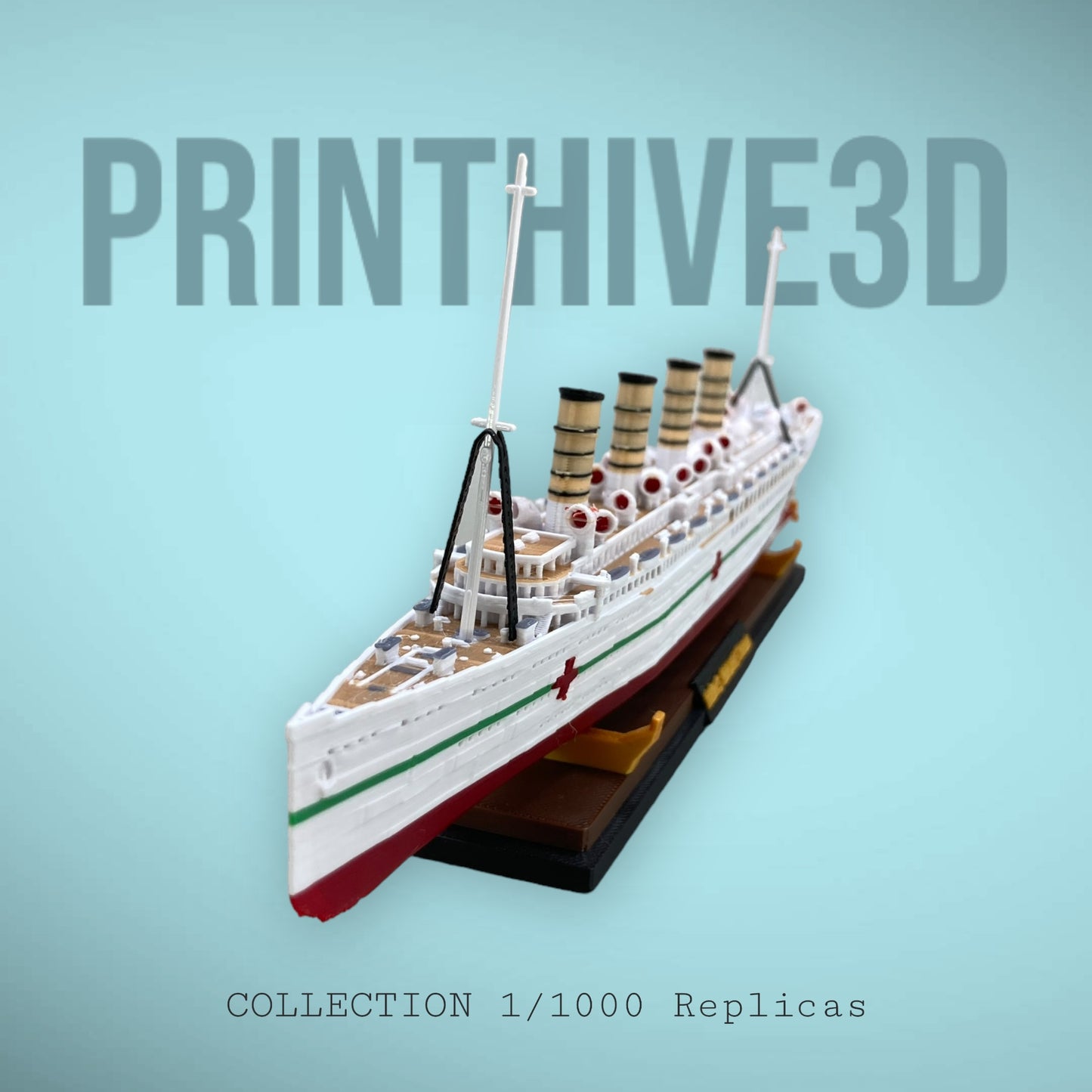 12" HMHS Mauretania Replica