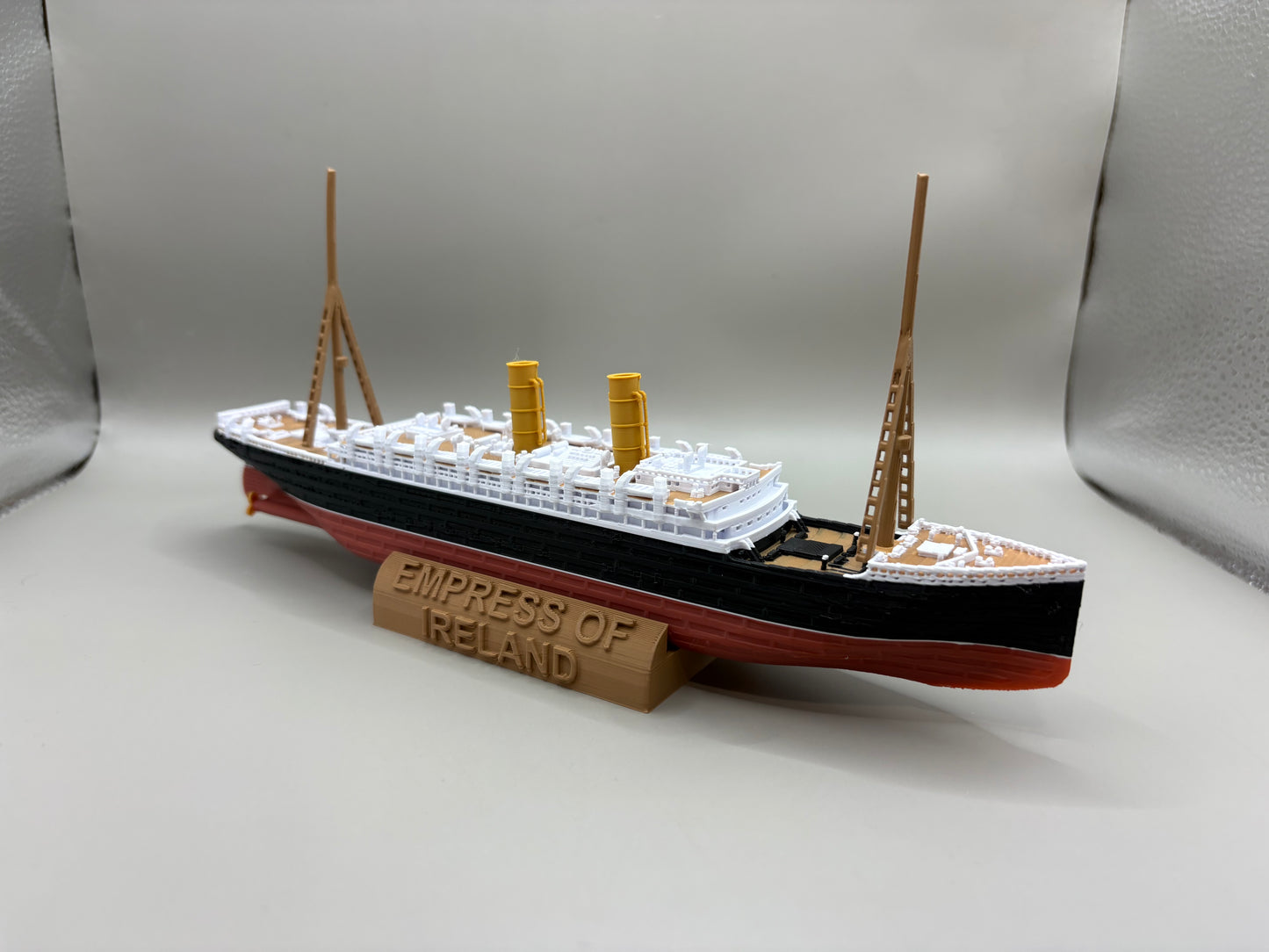 Empress of Ireland Submersible Model, Educational Model, FLOATS & SINKS Historically accurate