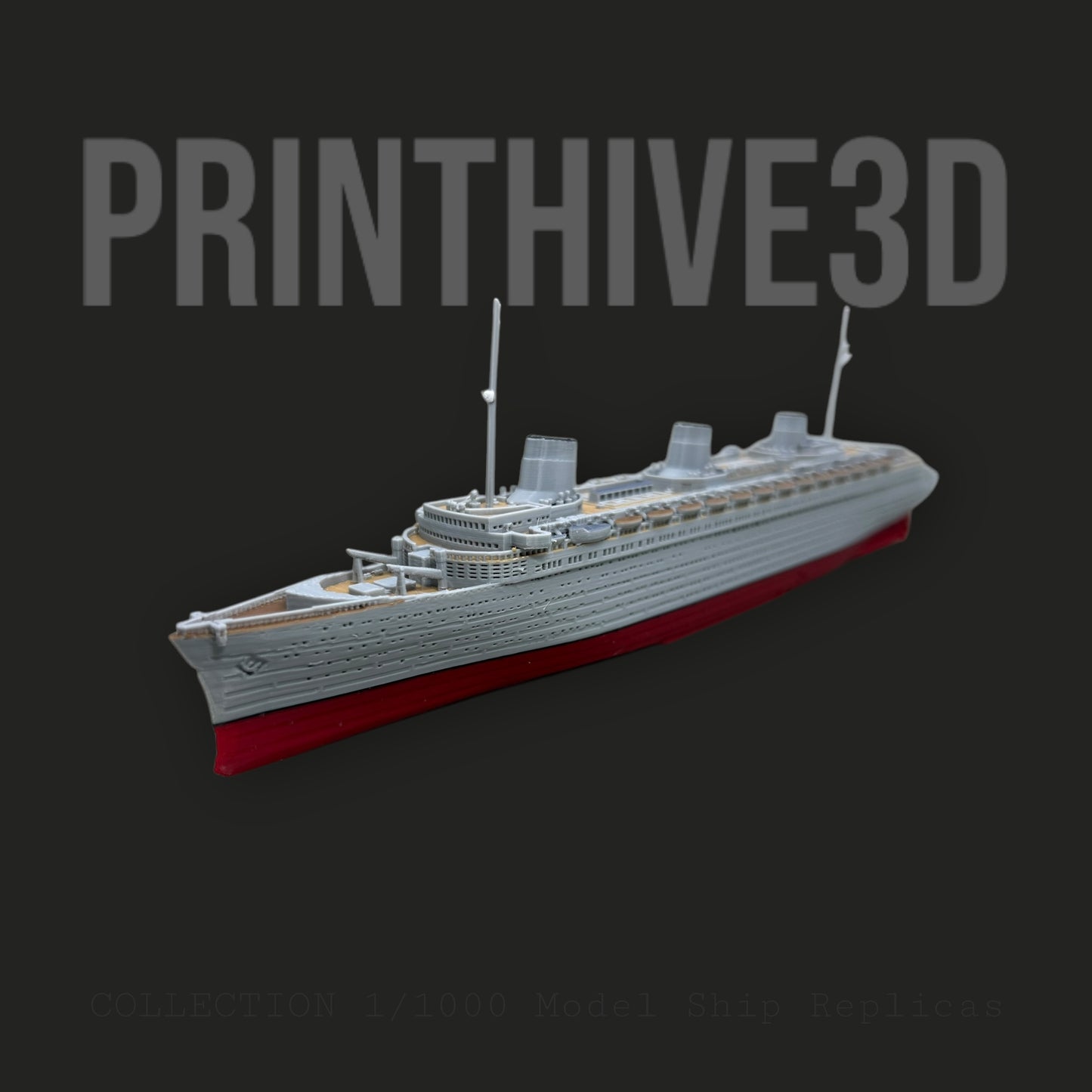 12" SS Normandie Replica War Livery