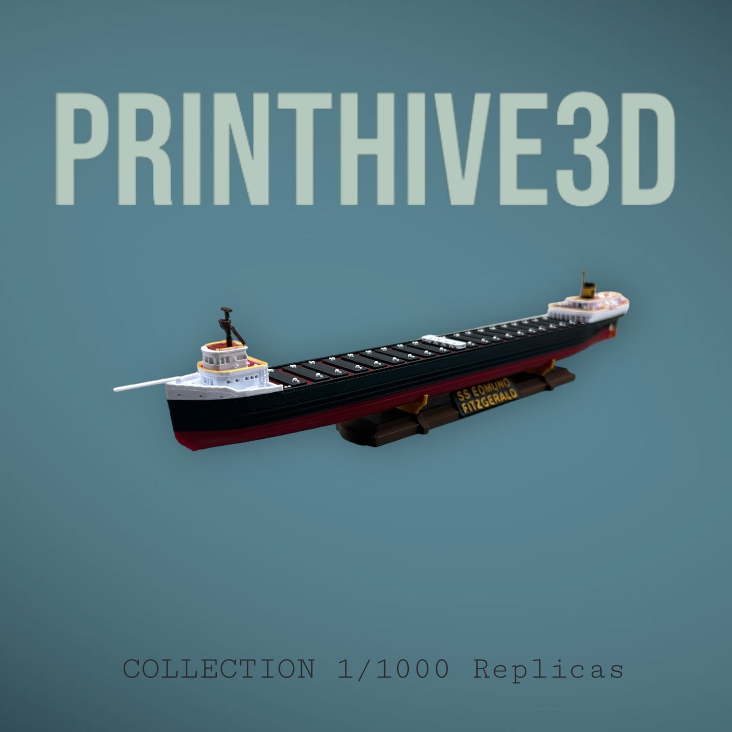 12" Premium SS Edmund Fitzgerald Replica
