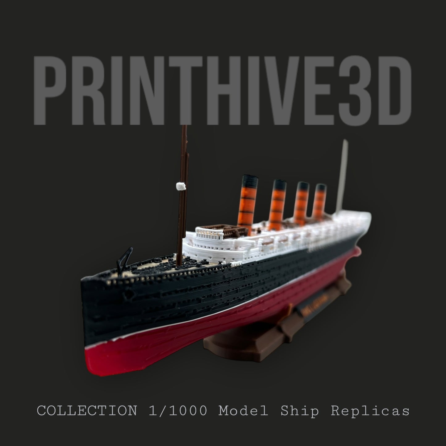 12" RMS Lusitania Replica