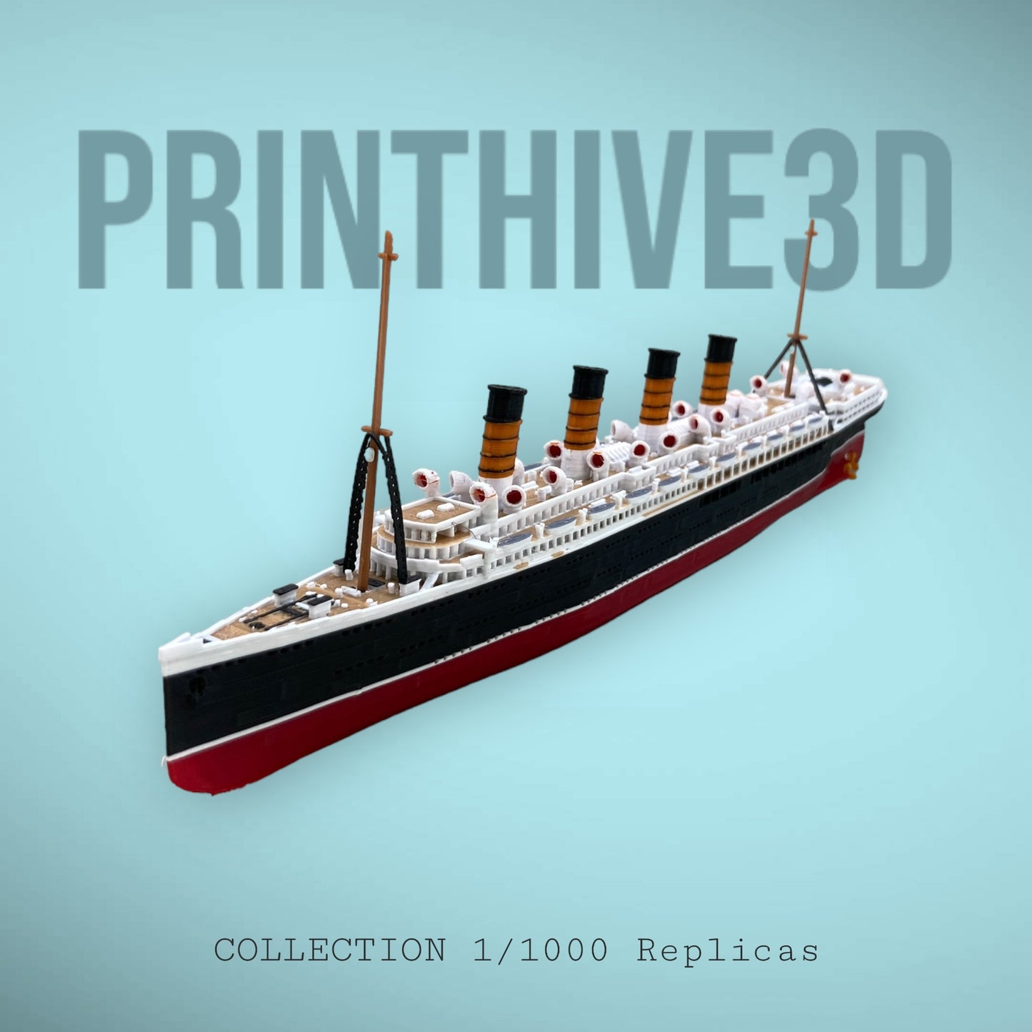 12" RMS Mauretania Replica