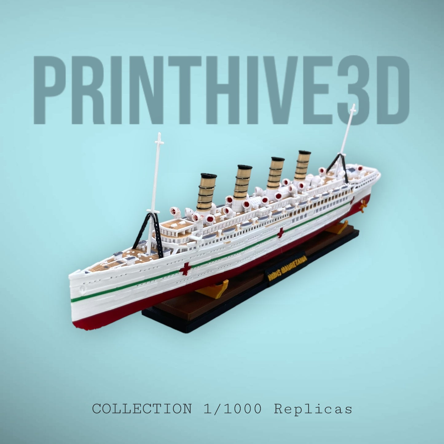 12" HMHS Mauretania Replica