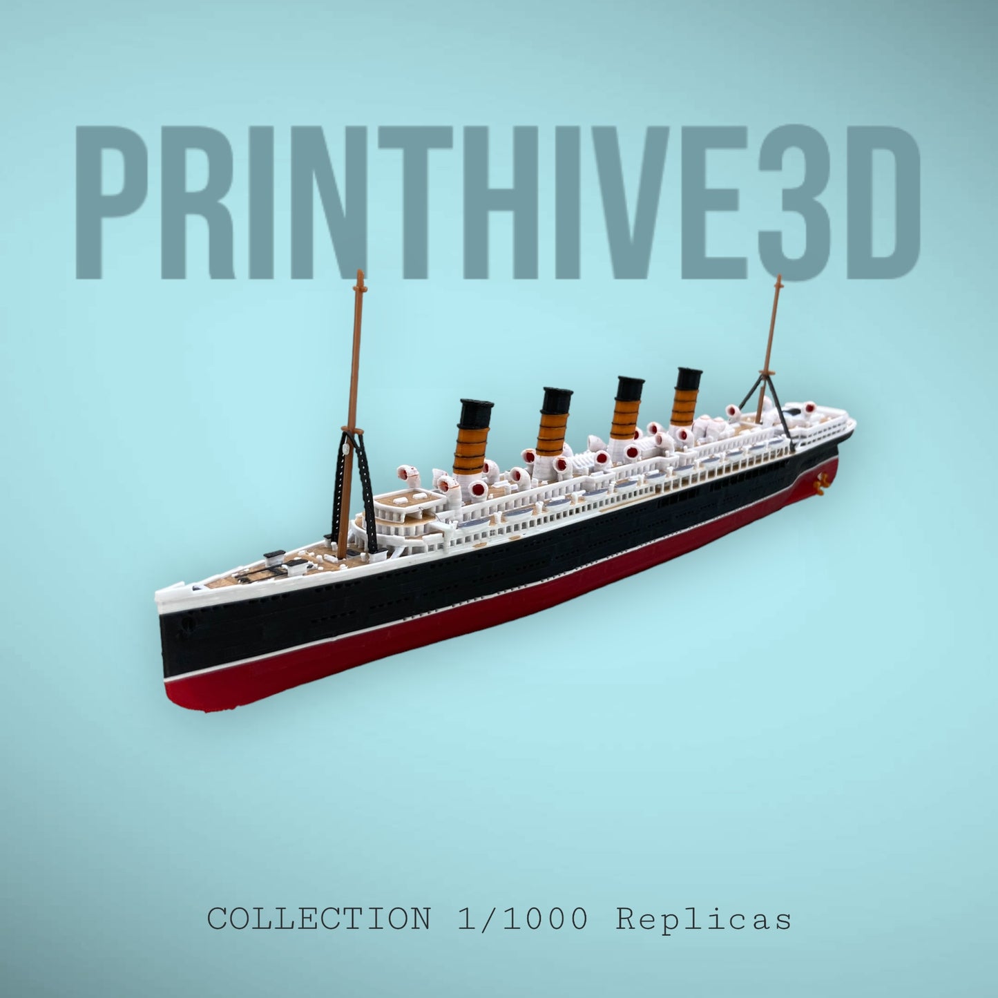 12" RMS Mauretania Replica
