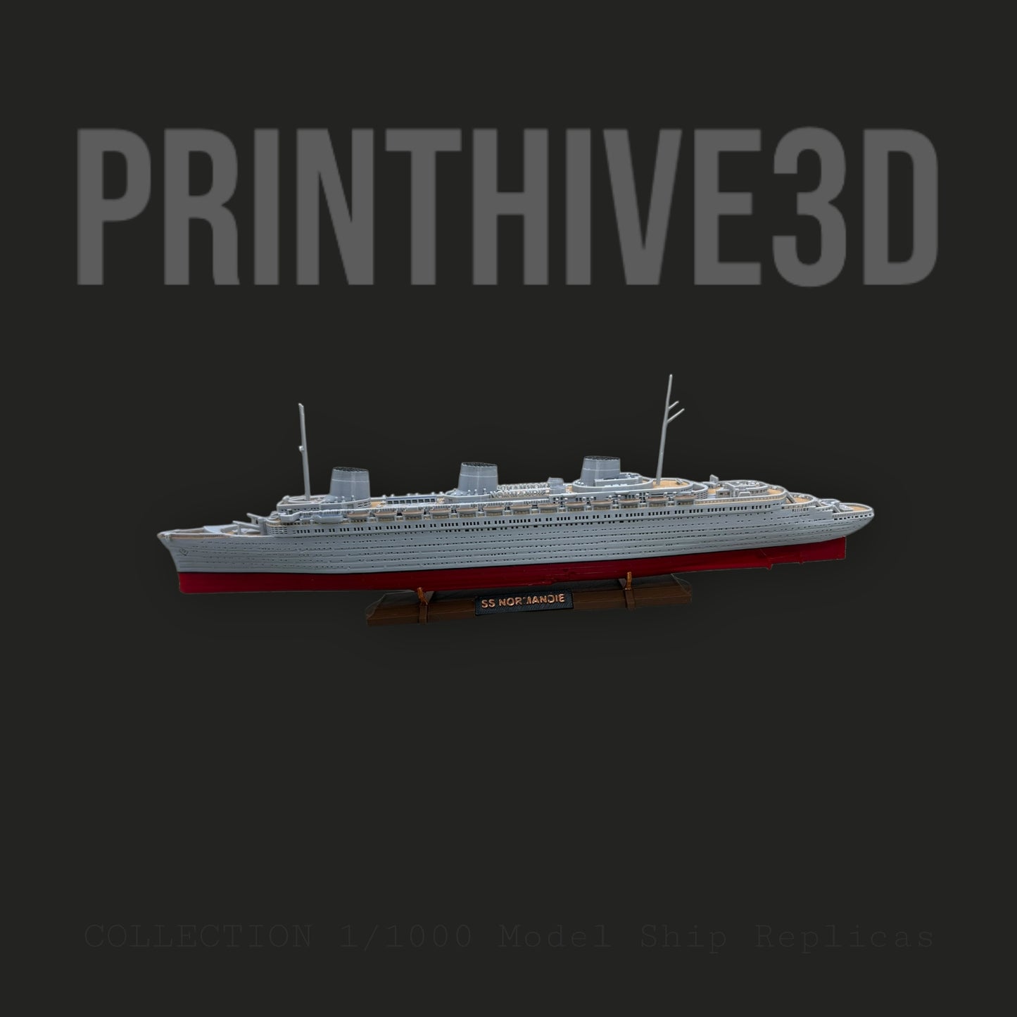 12" SS Normandie Replica War Livery