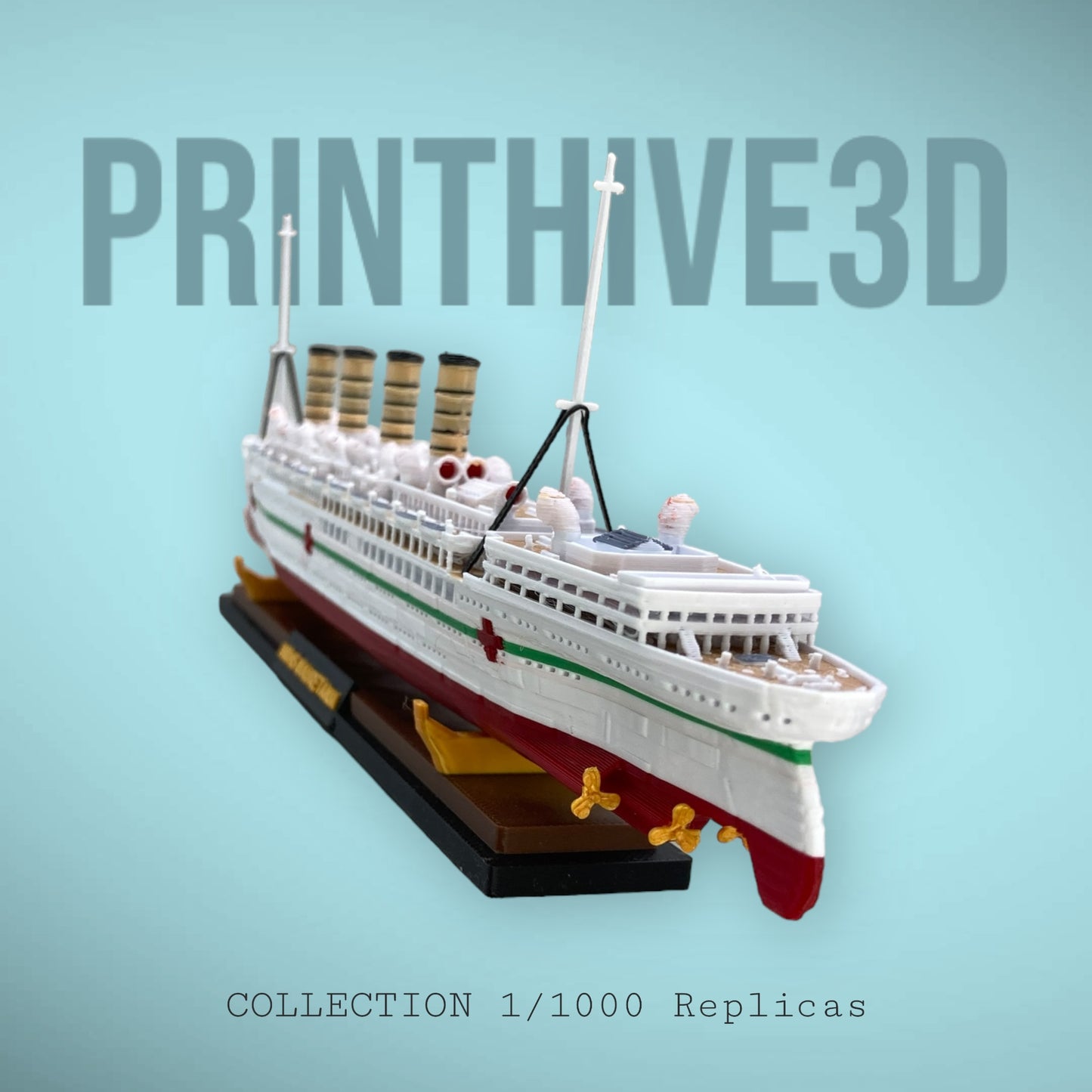 12" HMHS Mauretania Replica