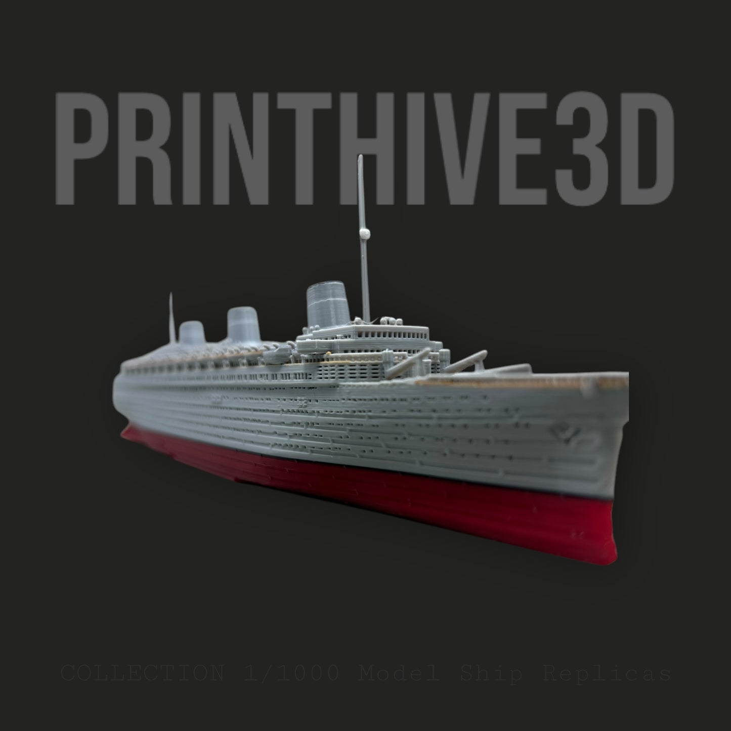 12" SS Normandie Replica War Livery