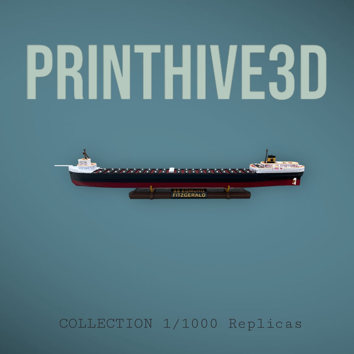 12" Premium SS Edmund Fitzgerald Replica