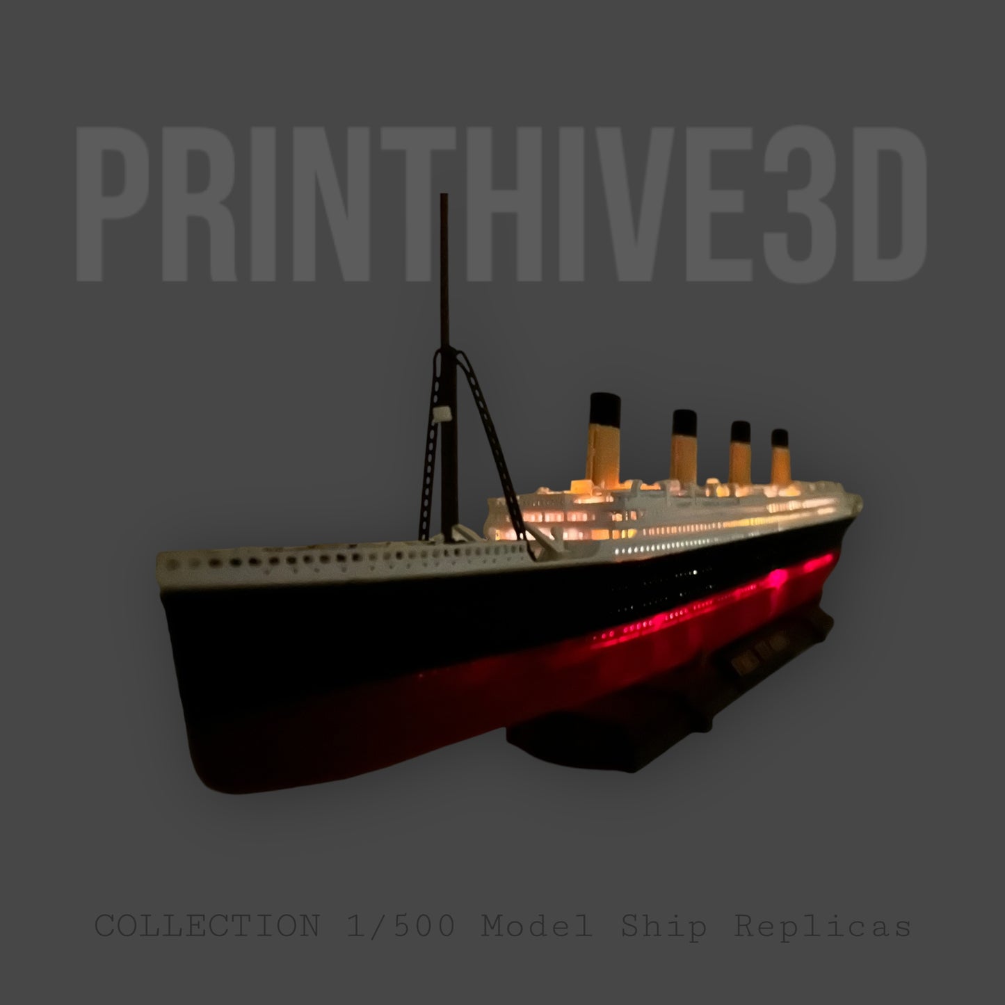 2 Foot RMS Titanic Replica With Lights