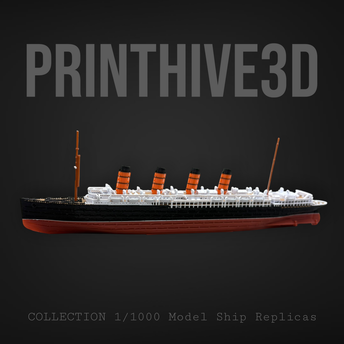 12" RMS Mauretania Replica