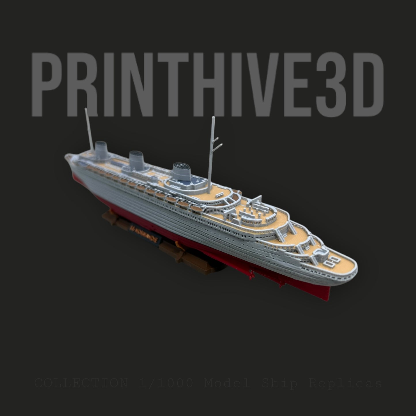 12" SS Normandie Replica War Livery