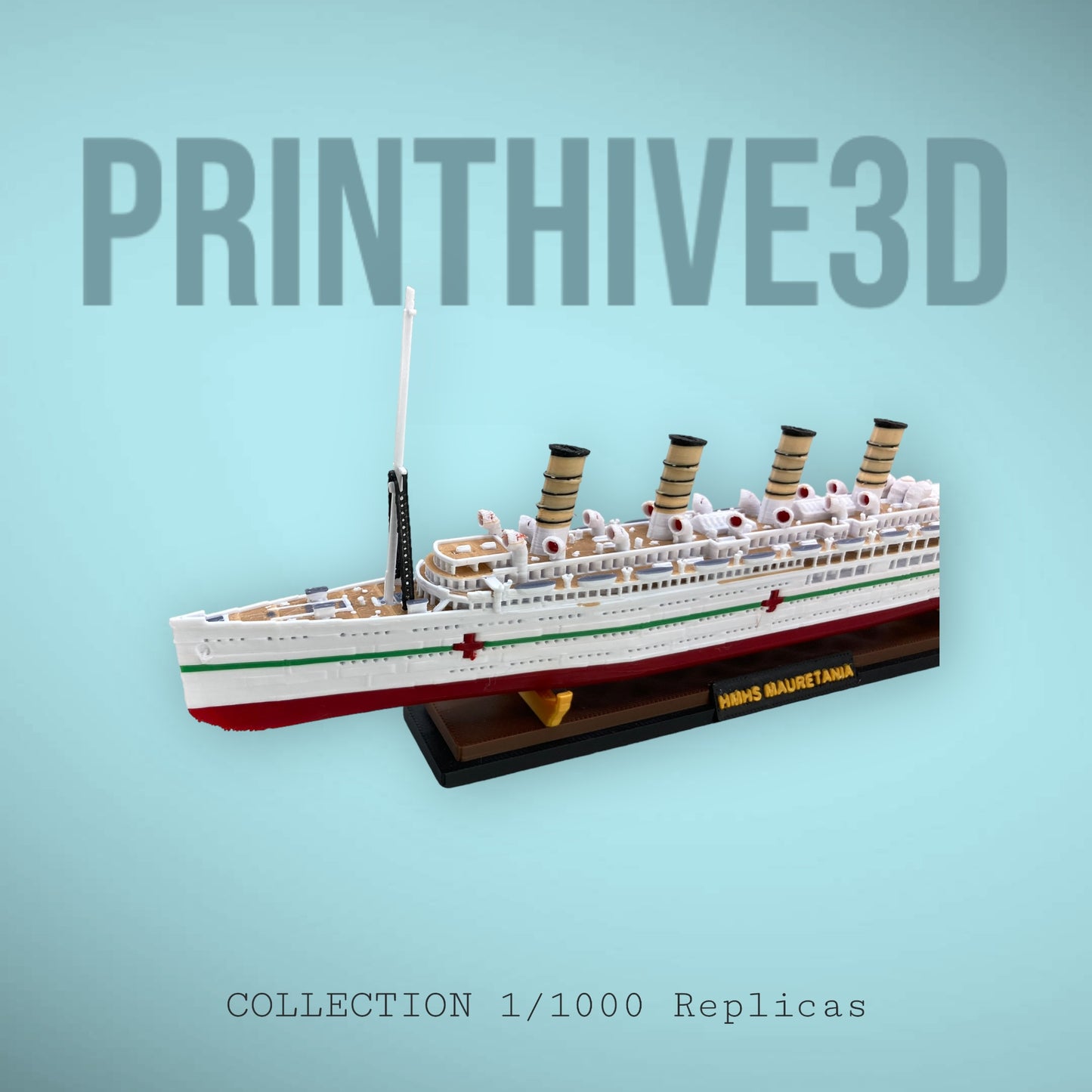 12" HMHS Mauretania Replica