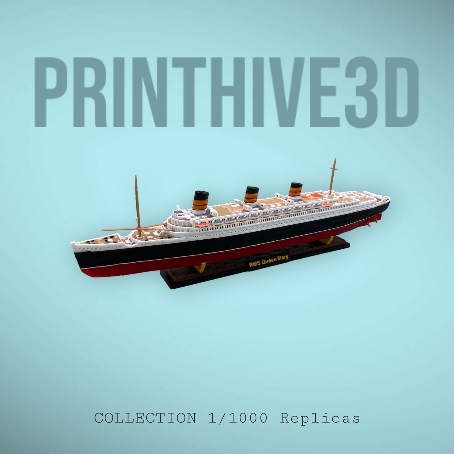 12" RMS Queen Mary Replica
