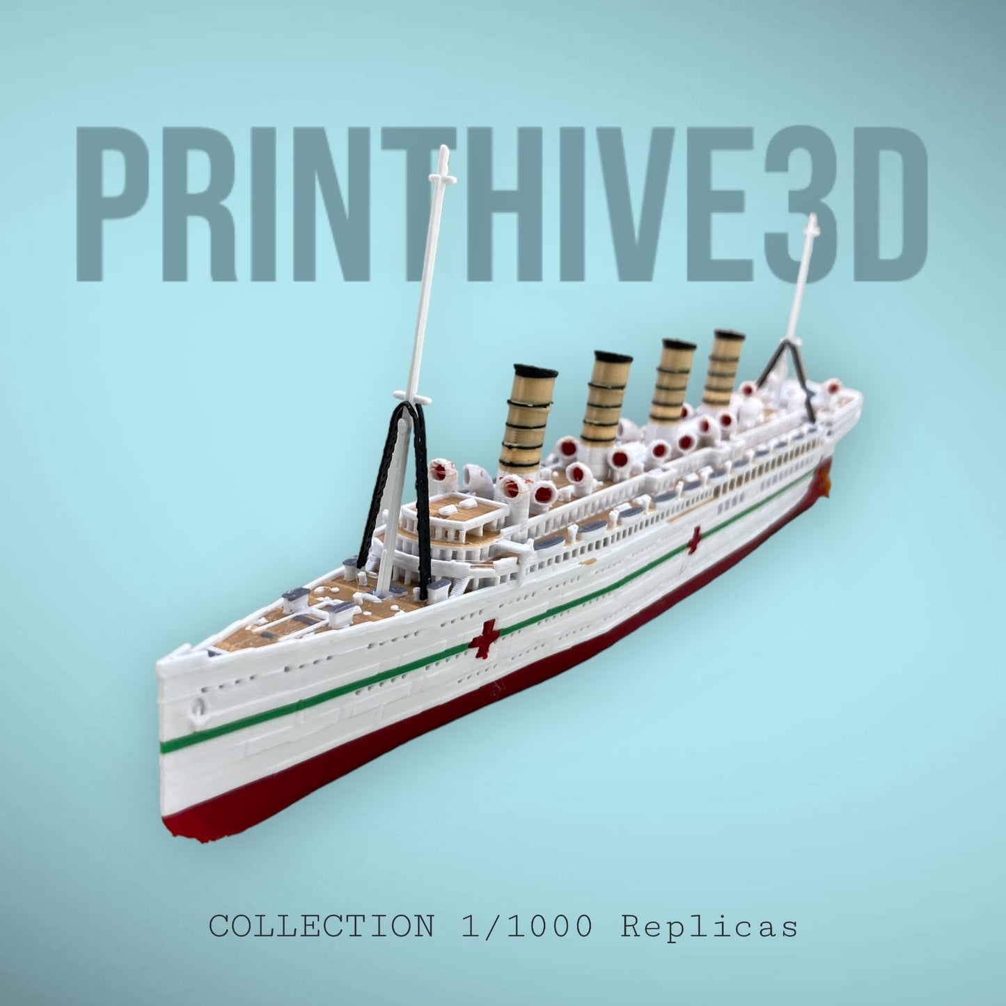 12" HMHS Mauretania Replica