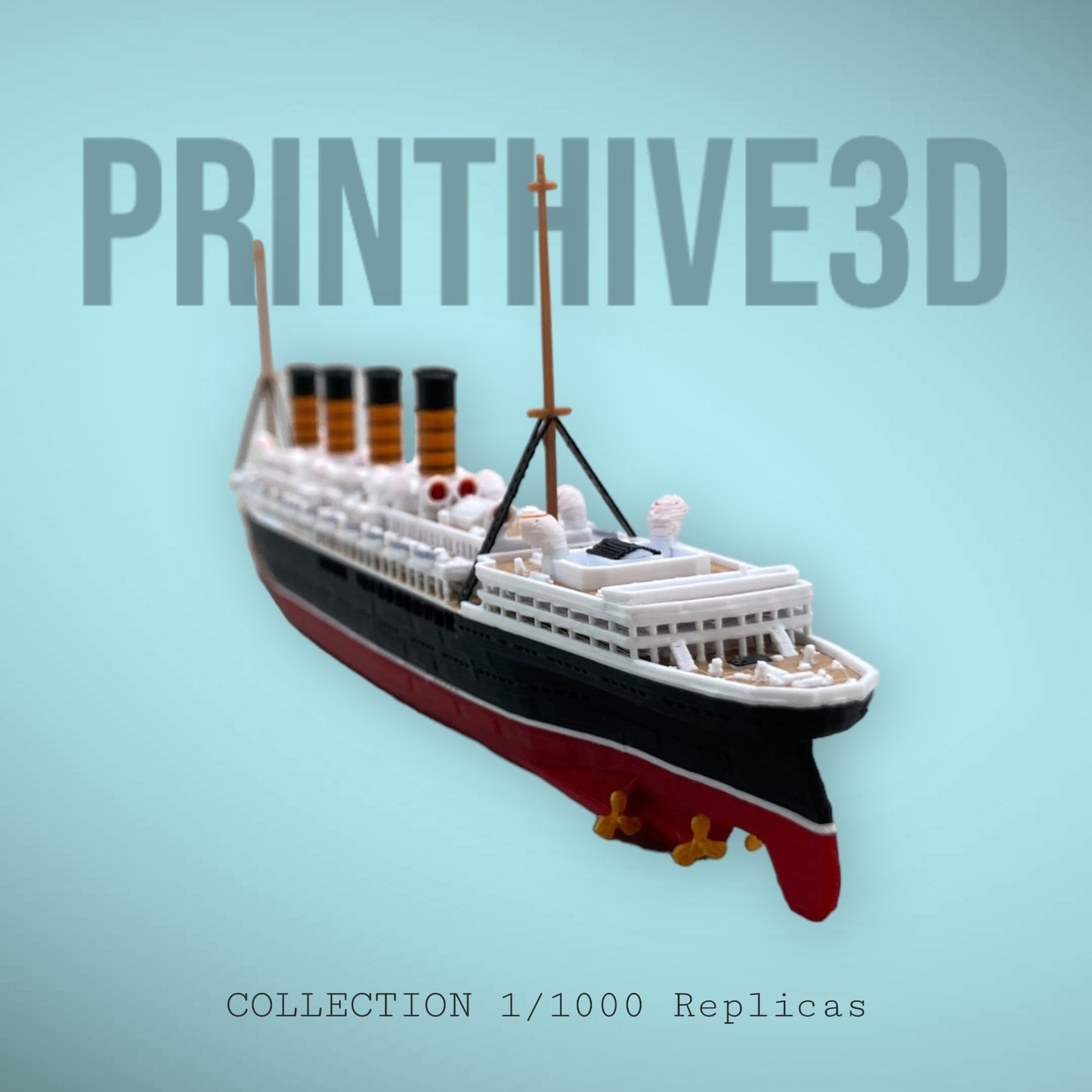 12" RMS Mauretania Replica