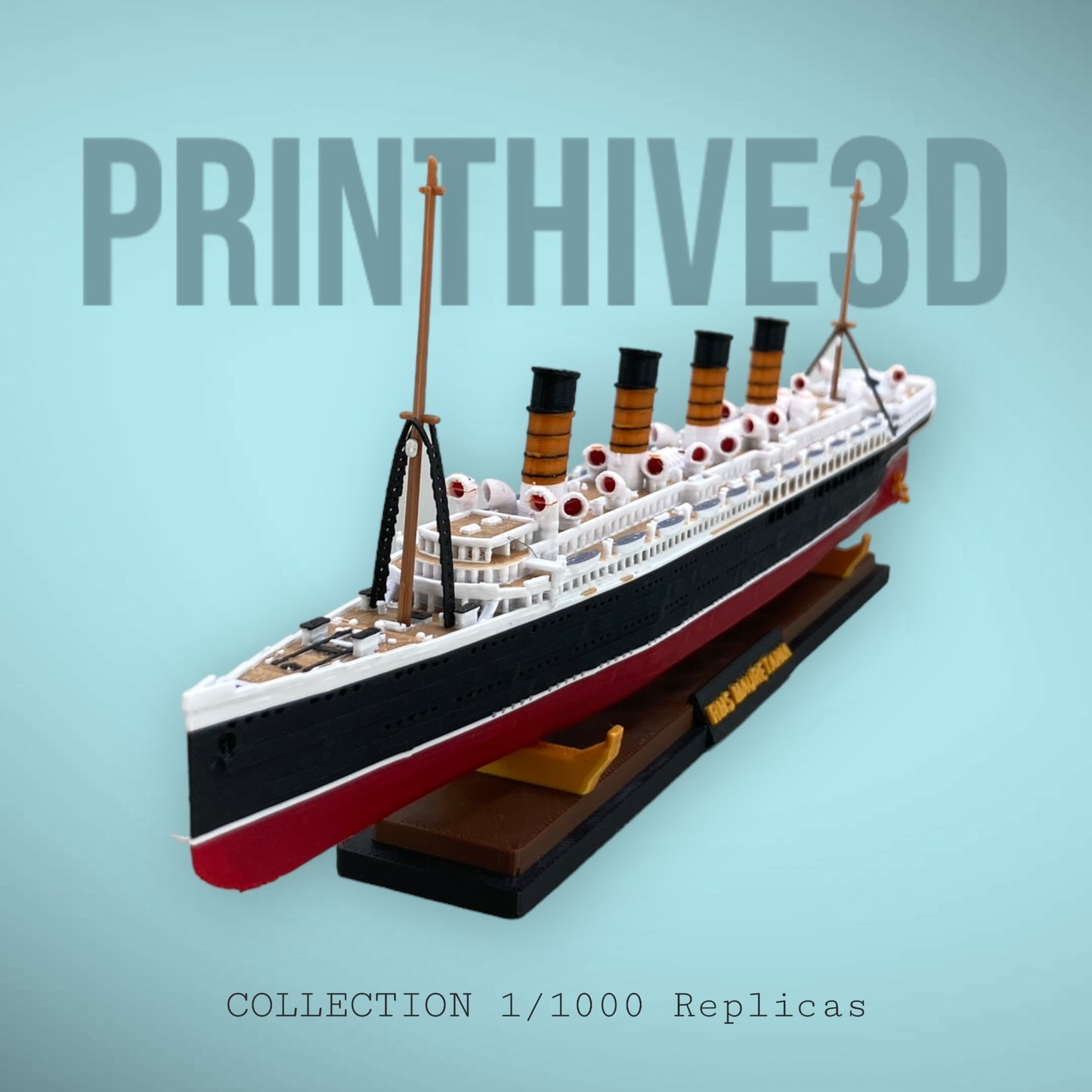 12" RMS Mauretania Replica