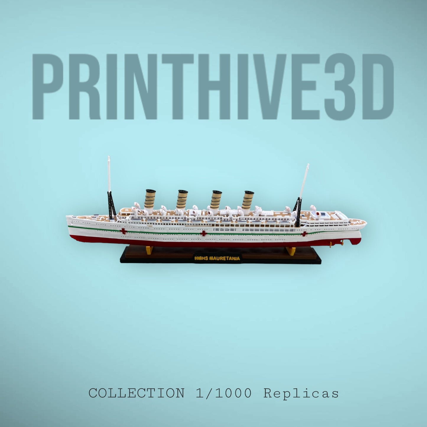 12" HMHS Mauretania Replica