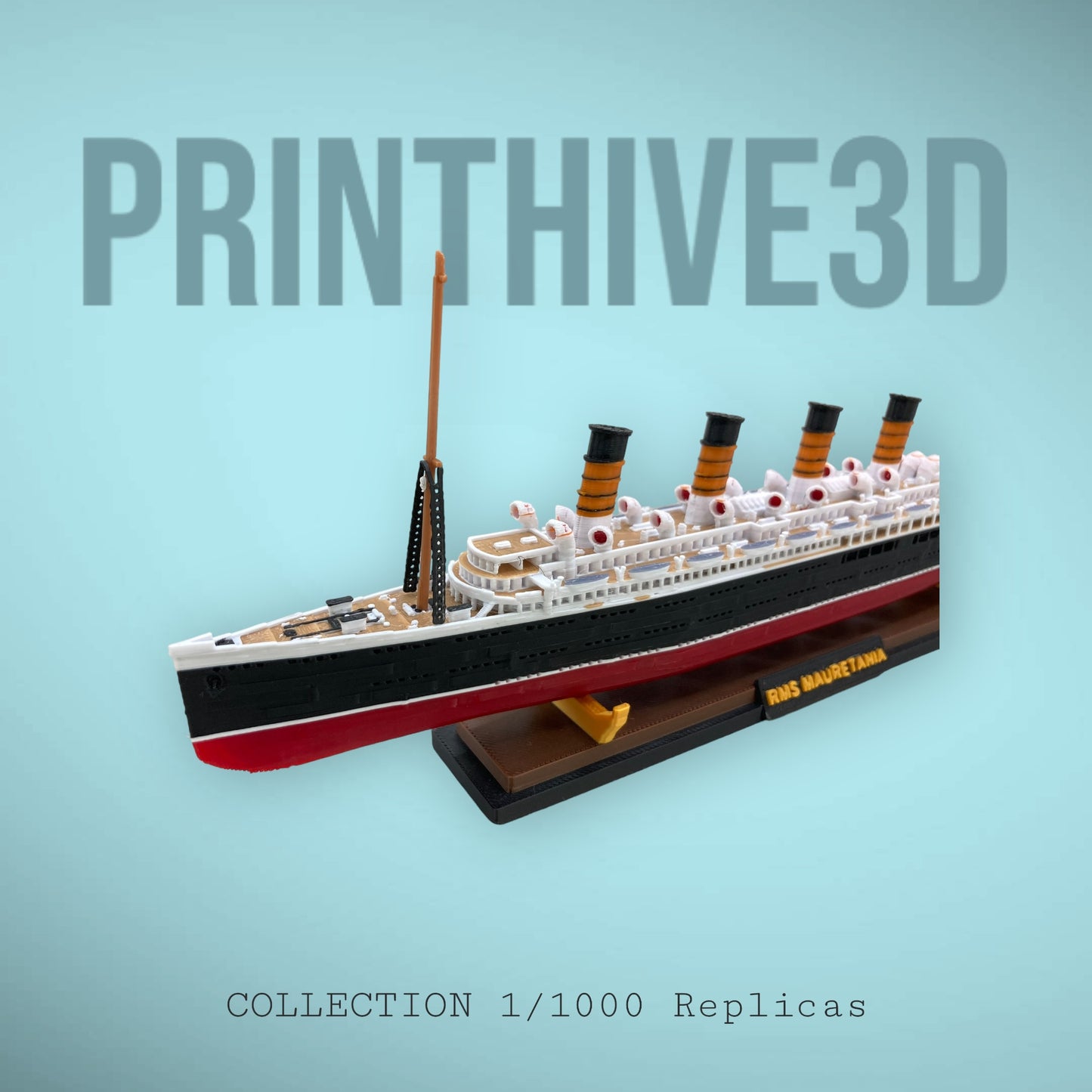 12" RMS Mauretania Replica