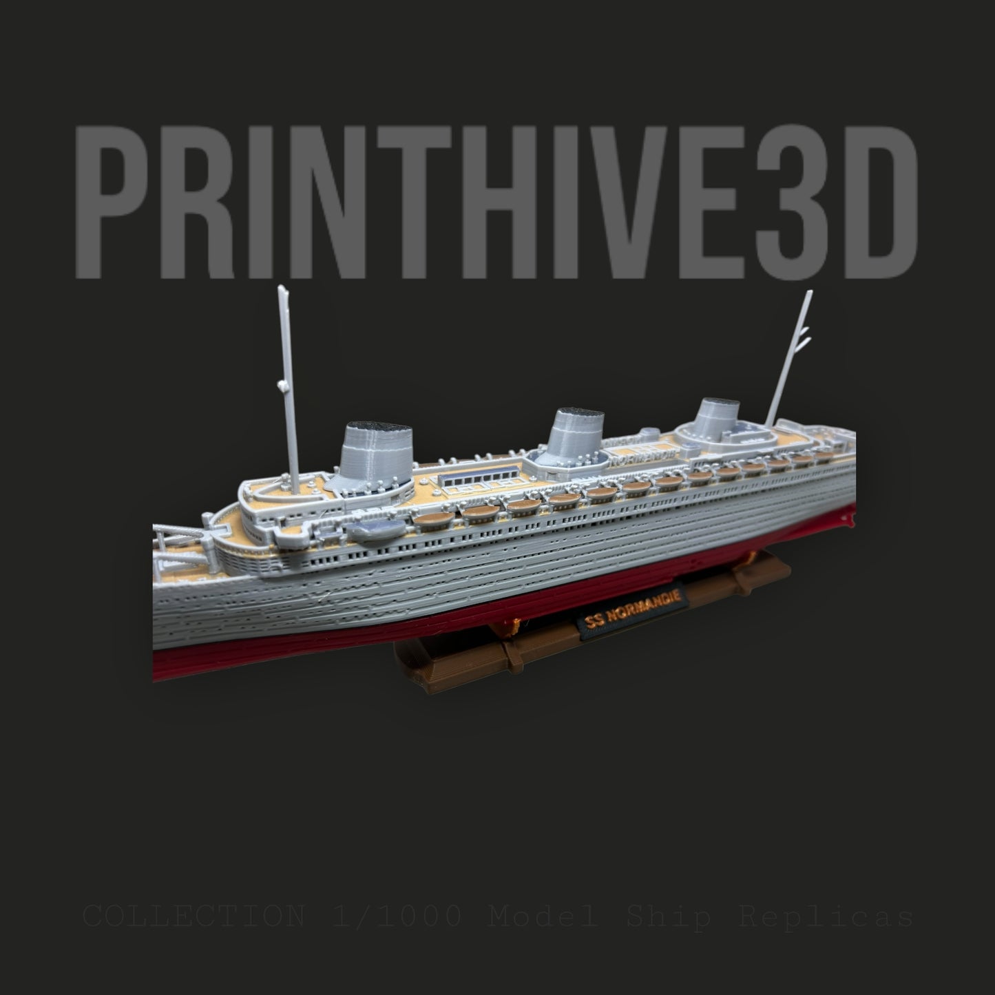 12" SS Normandie Replica War Livery