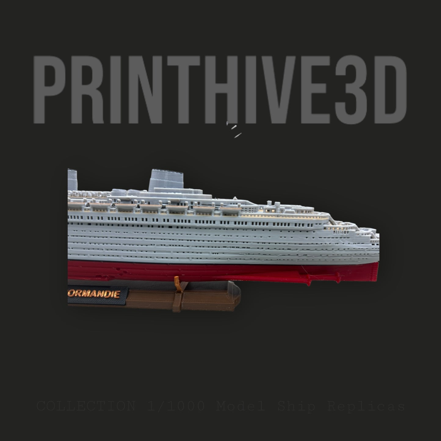 12" SS Normandie Replica War Livery