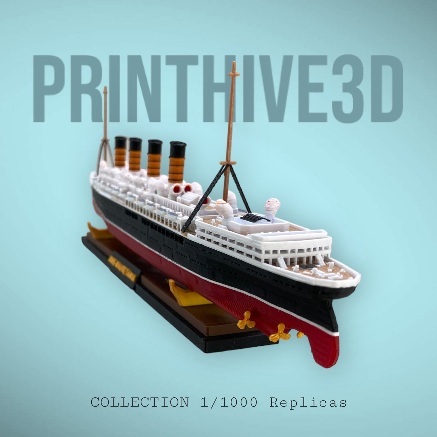 12" RMS Mauretania Replica
