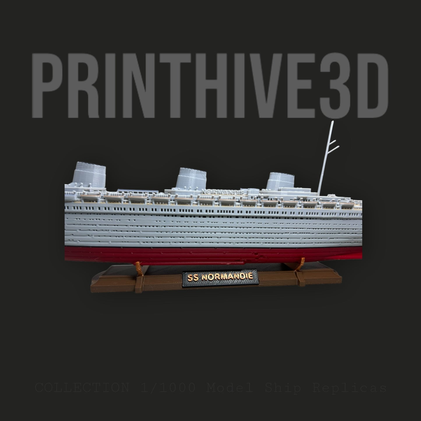 12" SS Normandie Replica War Livery