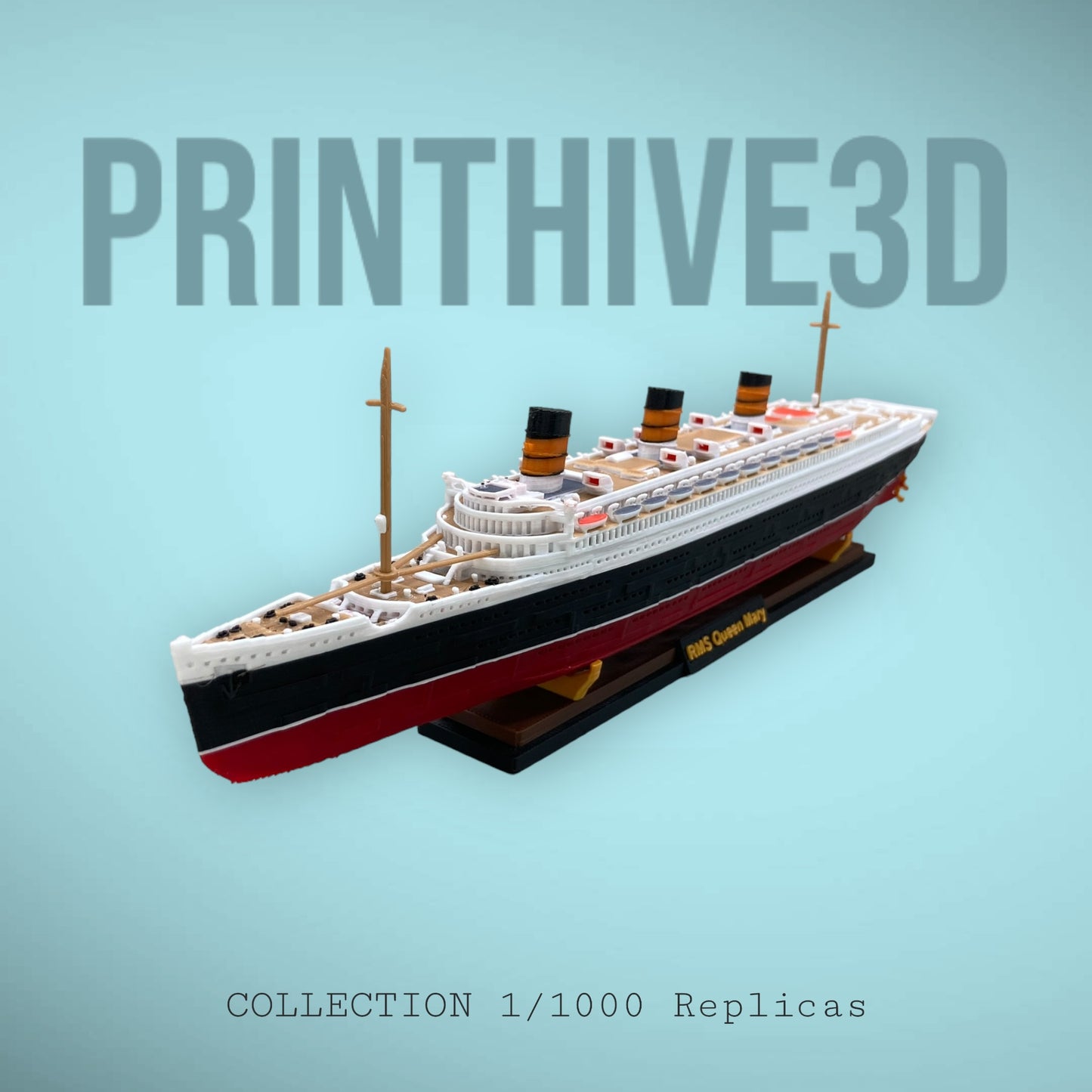 12" RMS Queen Mary Replica