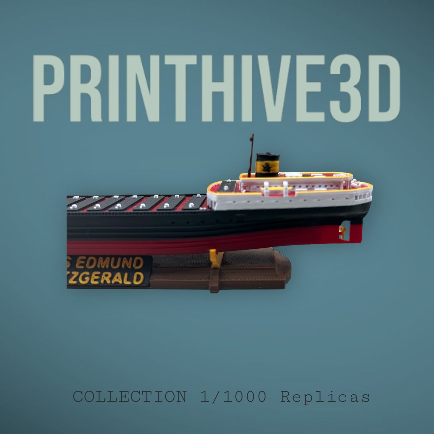 12" Premium SS Edmund Fitzgerald Replica