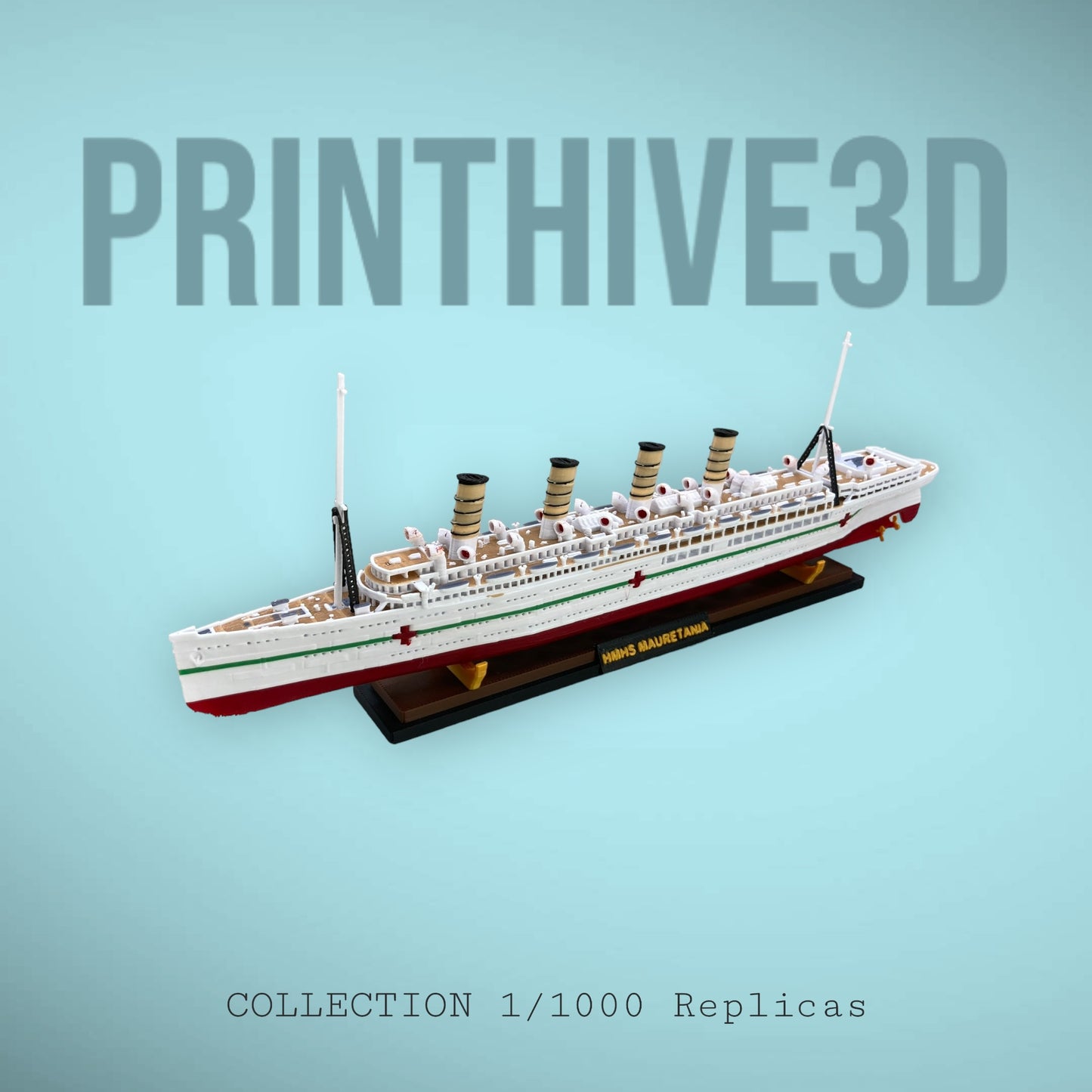 12" HMHS Mauretania Replica