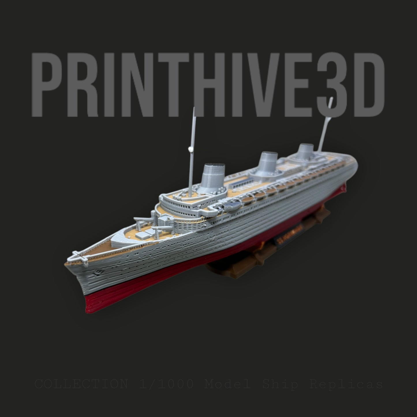 12" SS Normandie Replica War Livery