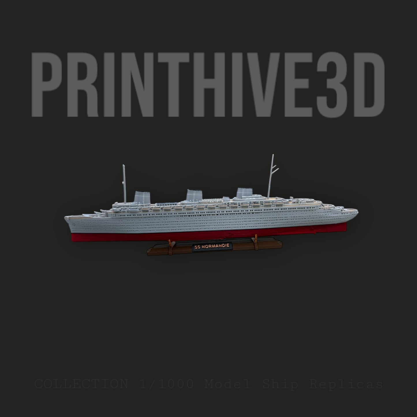 12" SS Normandie Replica War Livery