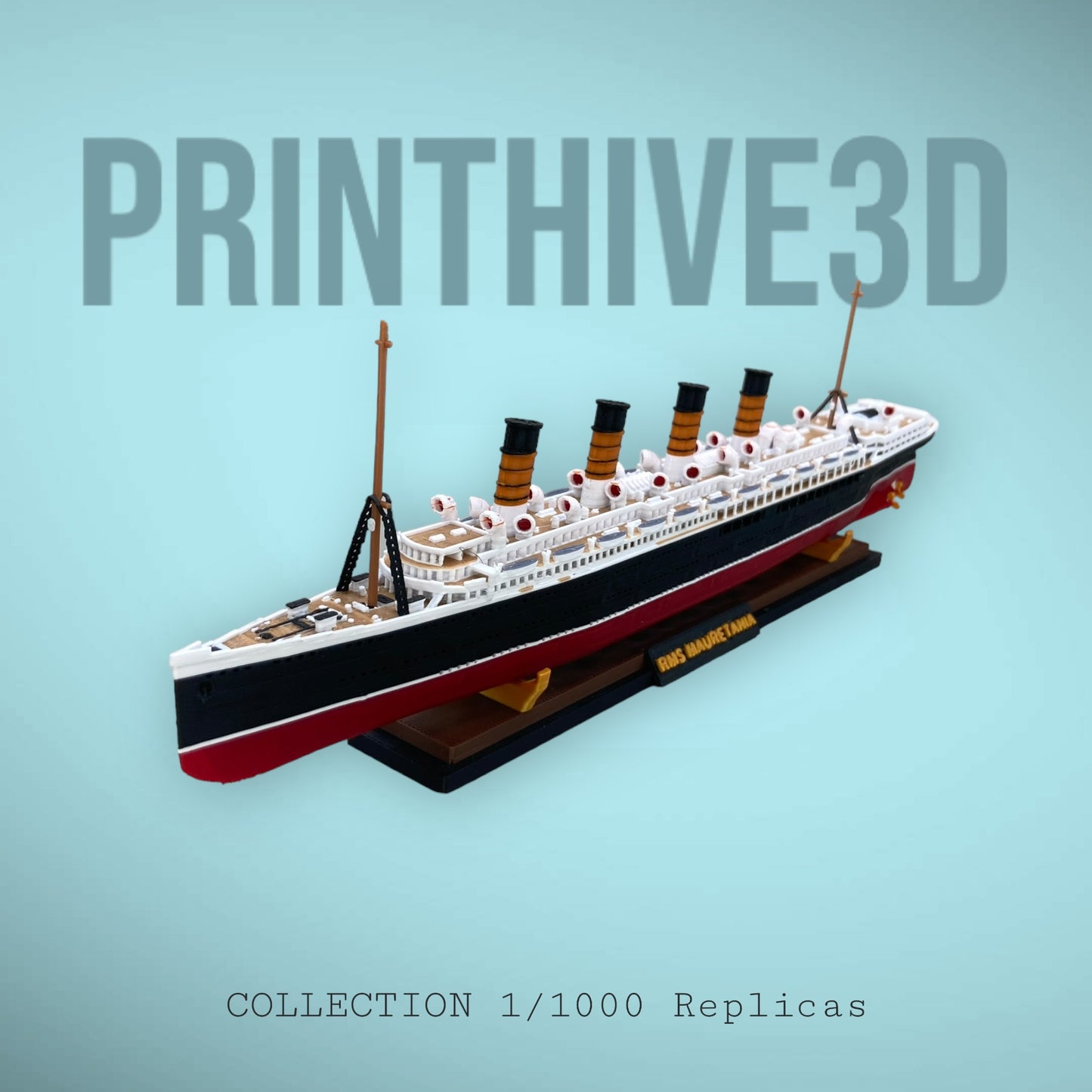 12" RMS Mauretania Replica