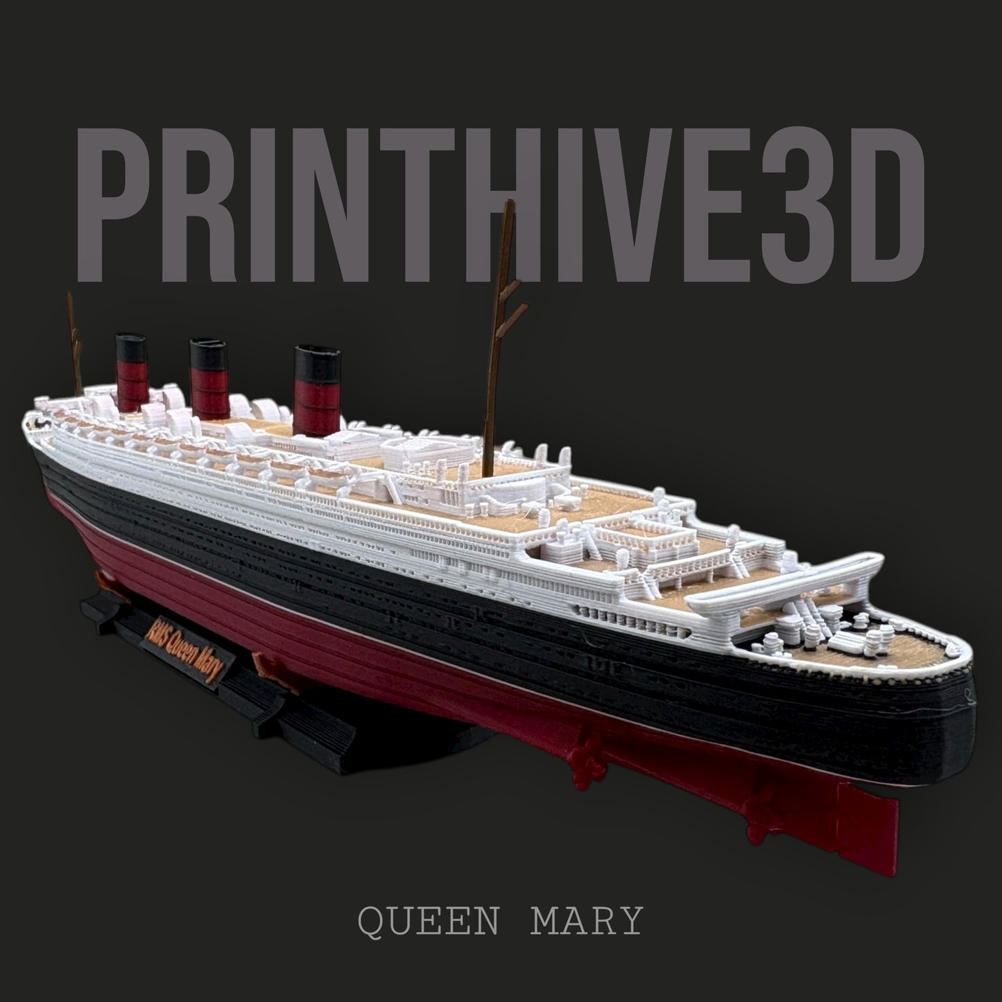 12" RMS Queen Mary Replica