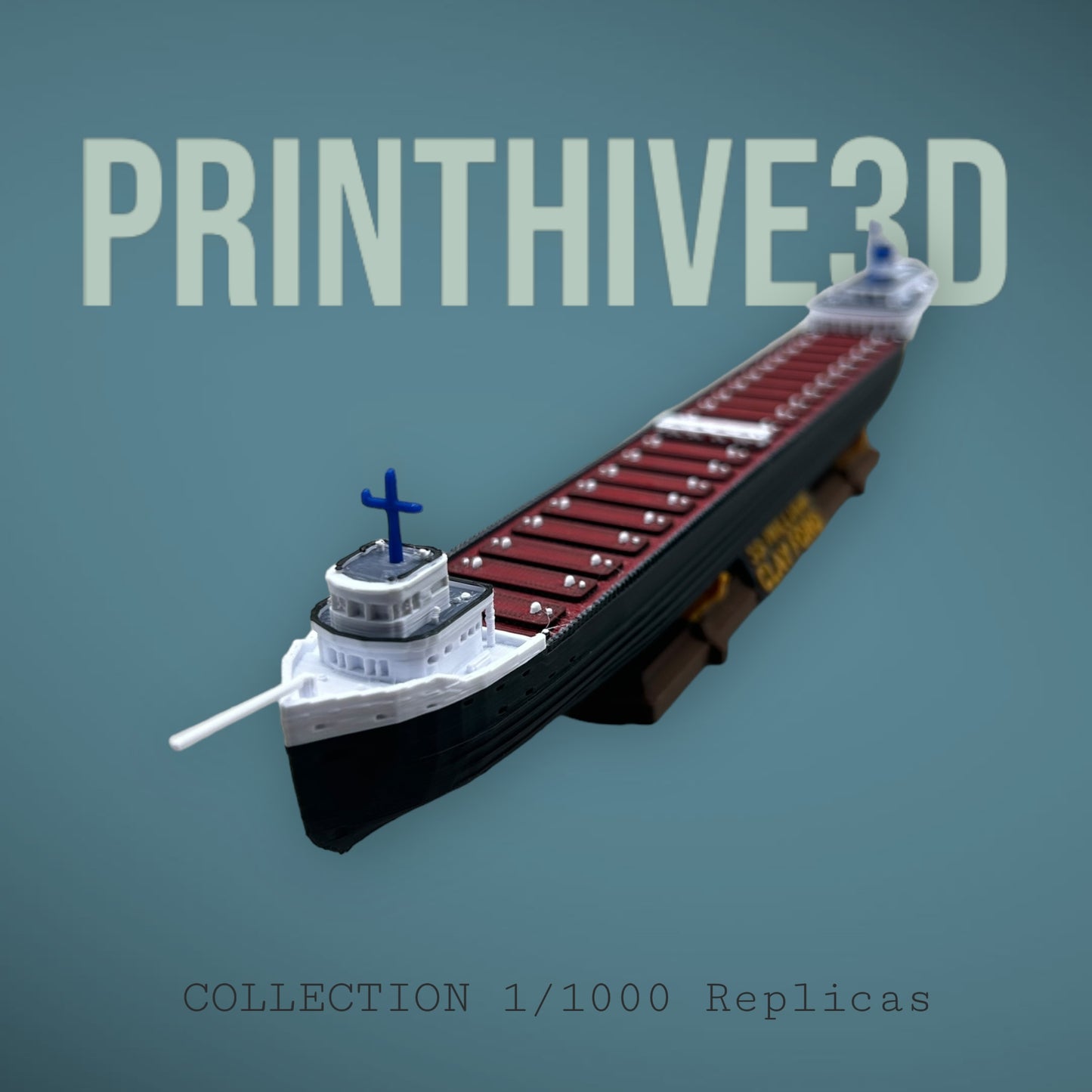 Great Lakes Legends Model Ship Bundle - Edmund Fitzgerald, William Clay Ford, and Arthur M. Anderson, 12" Freight Ship Replicas