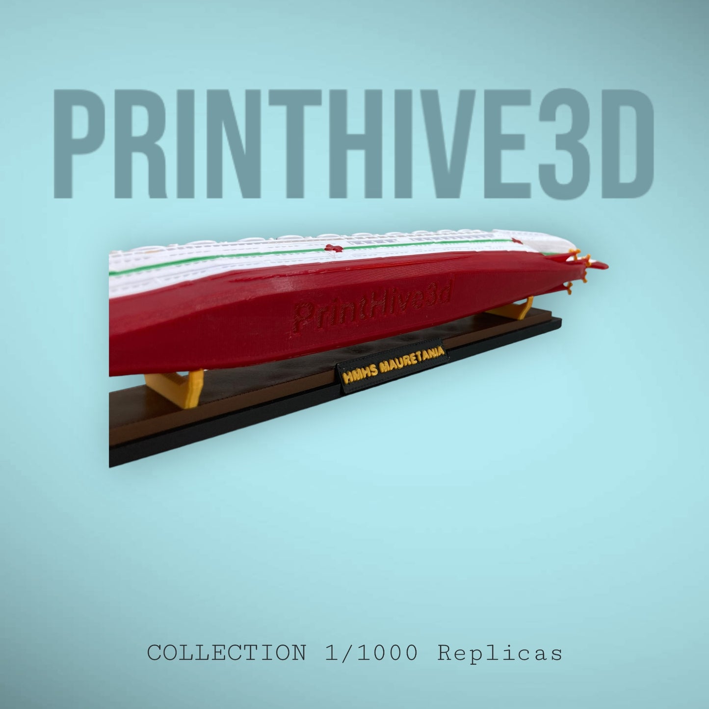 12" HMHS Mauretania Replica
