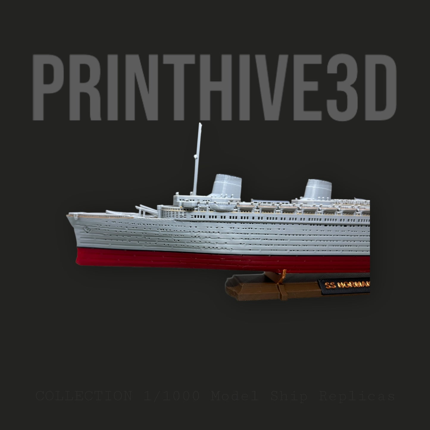 12" SS Normandie Replica War Livery