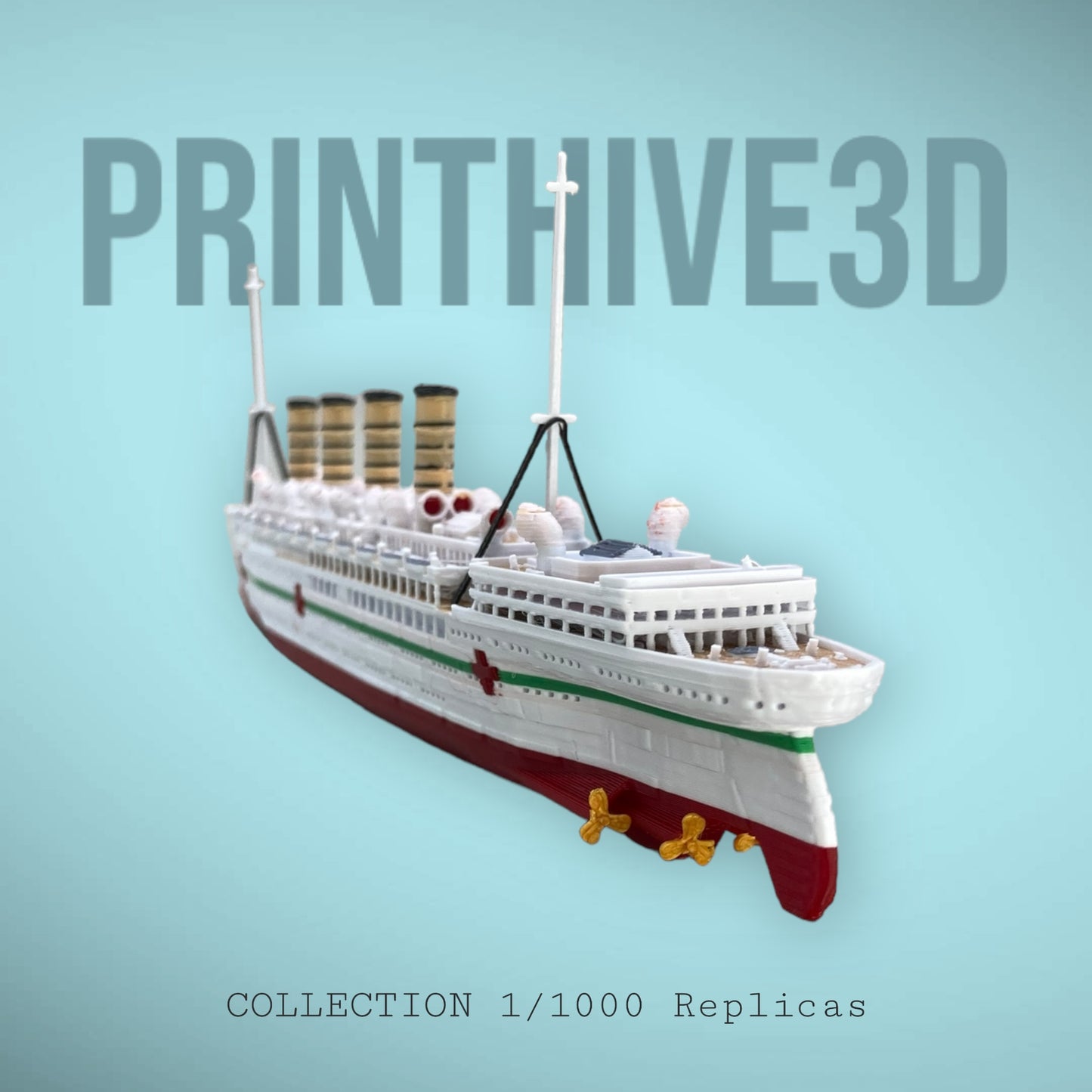 12" HMHS Mauretania Replica