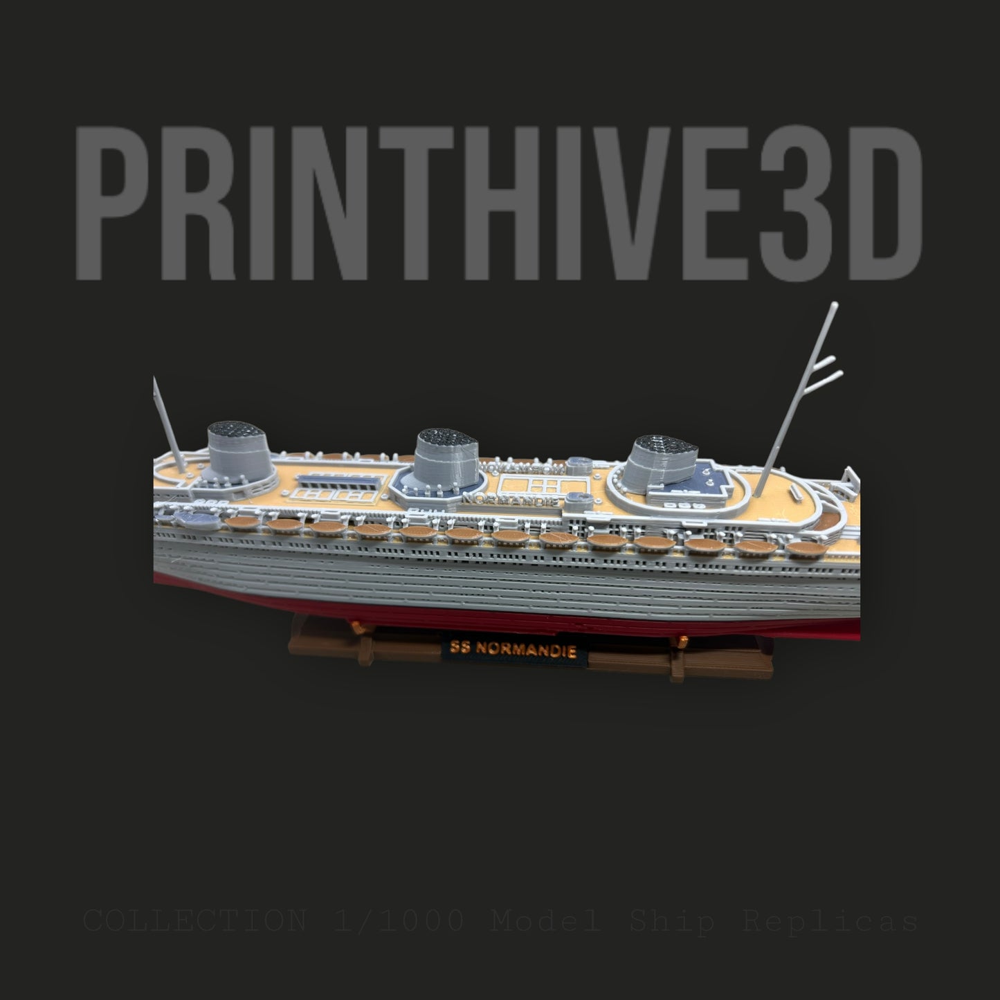 12" SS Normandie Replica War Livery