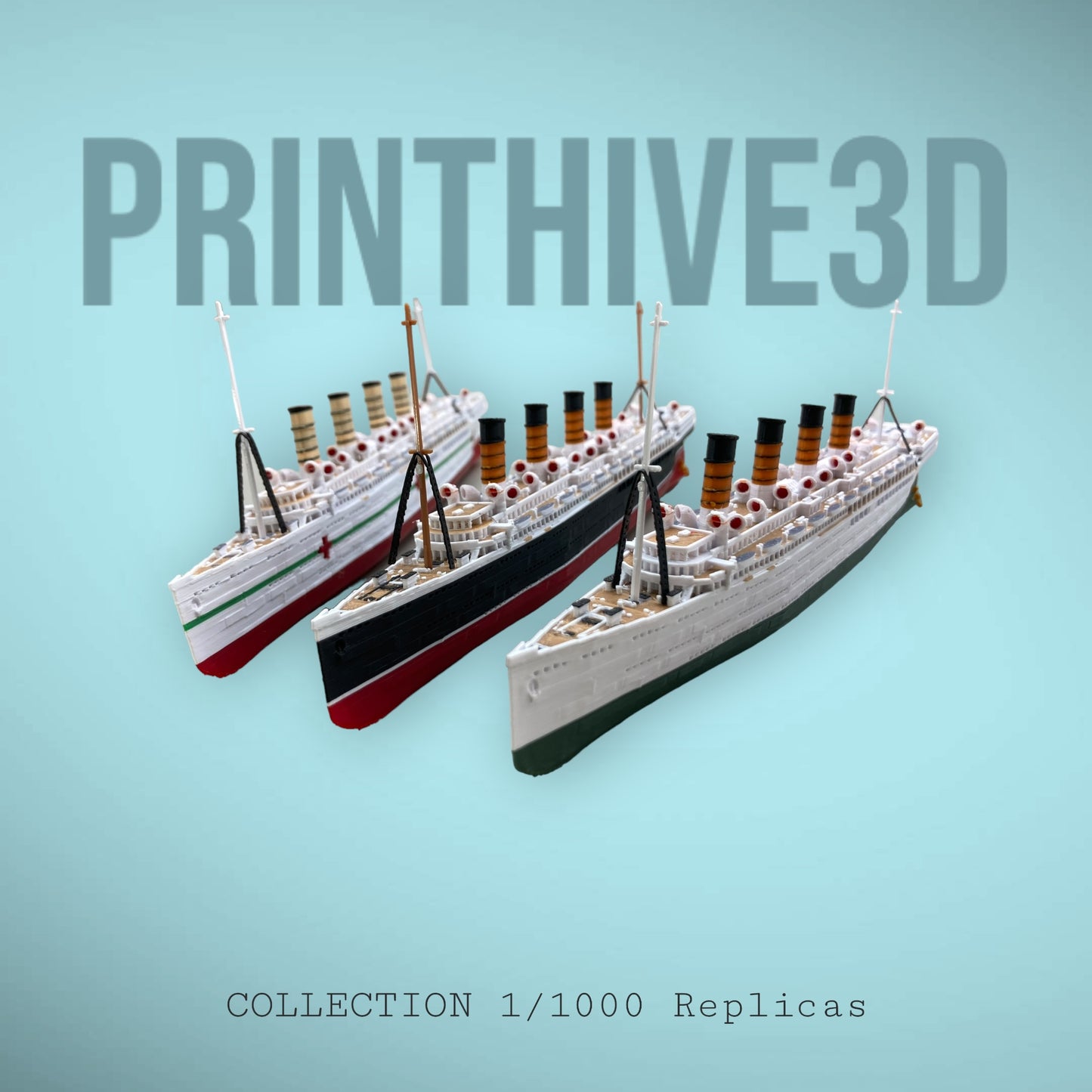12" HMHS Mauretania Replica