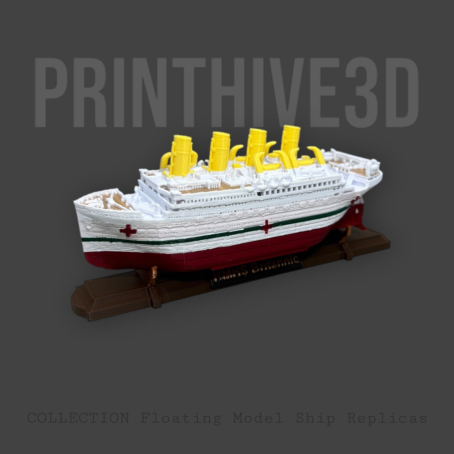 Majestic White Star Line Floating Boat Bundle - Titanic, Britannic, Olympic, Bathtub Toys