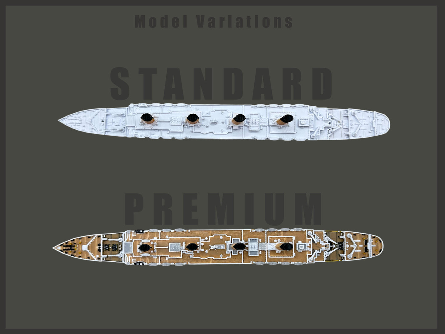 12" SS Normandie Replica War Livery