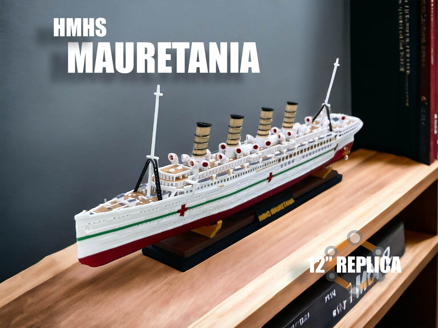 12" HMHS Mauretania Replica