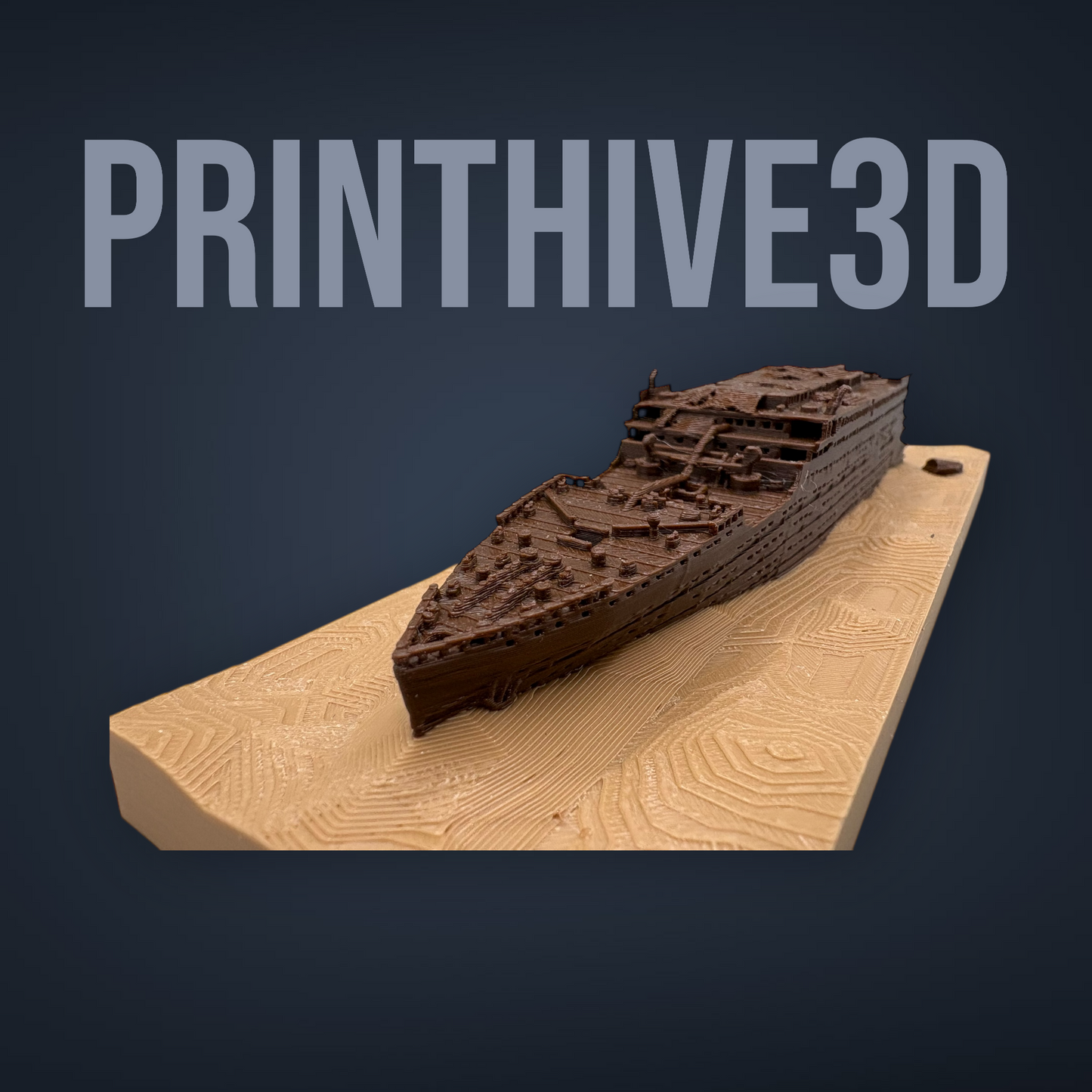 RMS Titanic Wreckage Replica