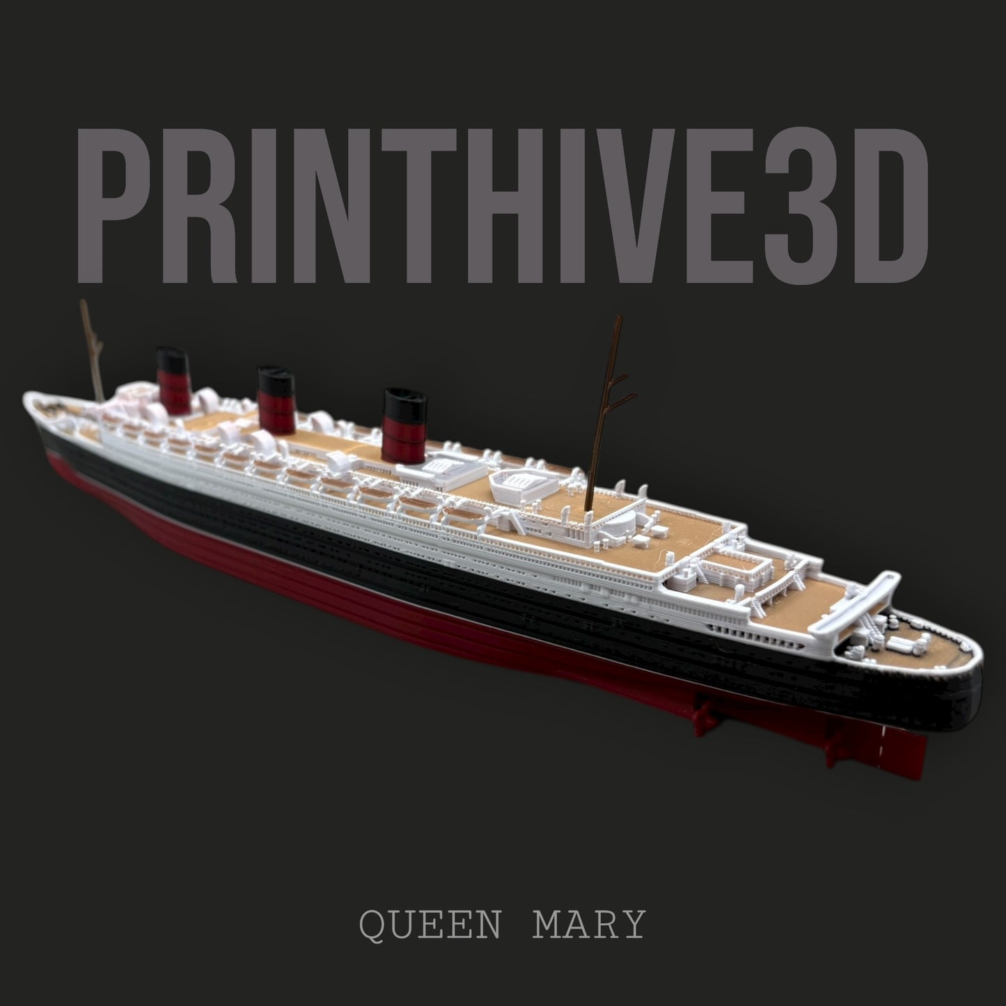 12" RMS Queen Mary Replica
