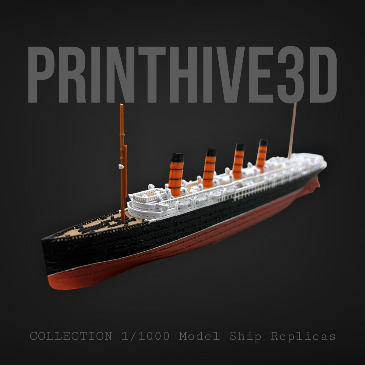 12" RMS Mauretania Replica