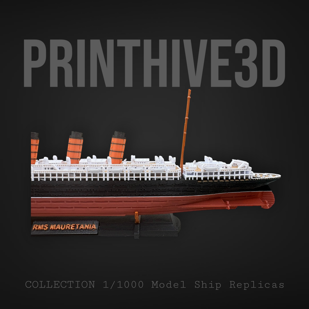 12" RMS Mauretania Replica