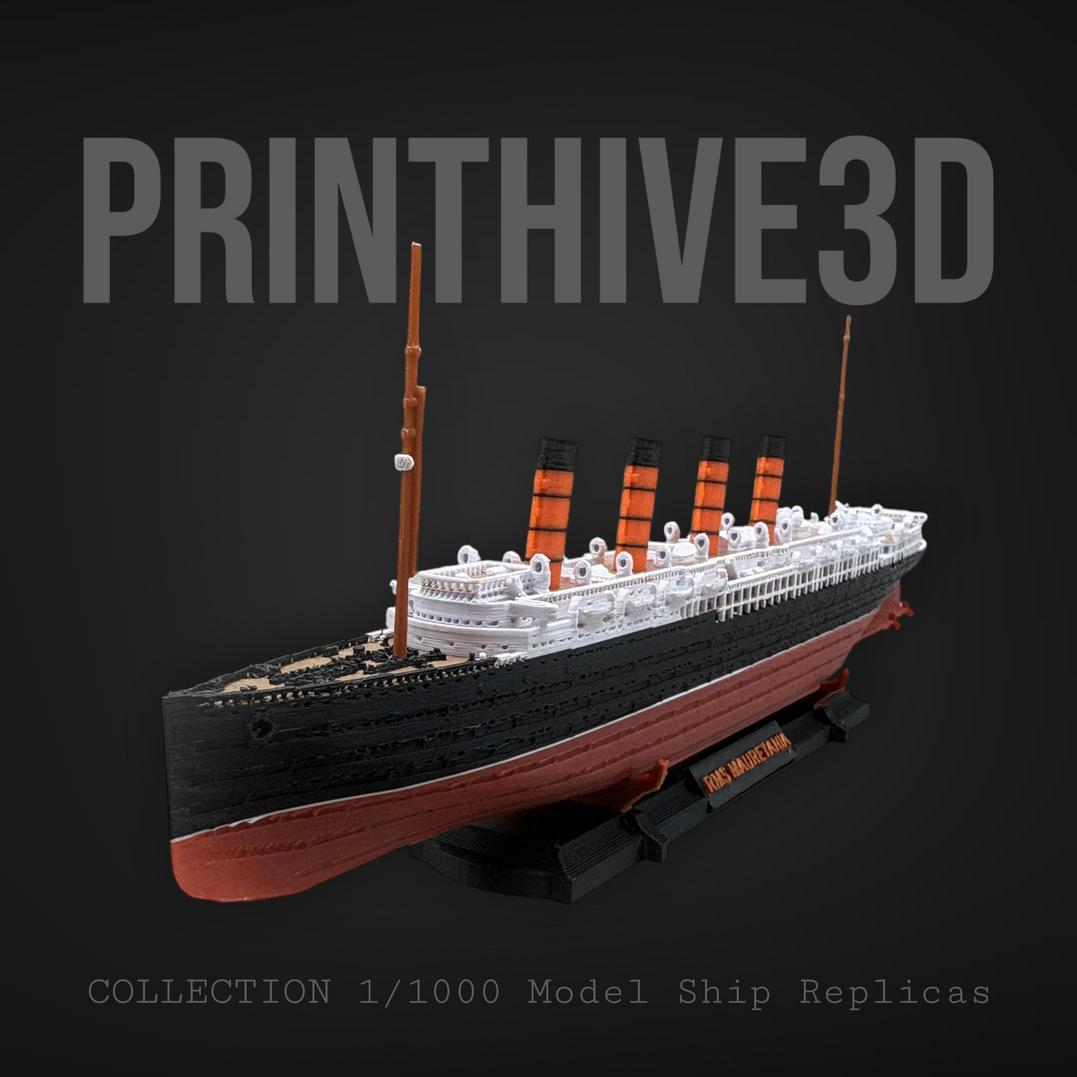 12" RMS Mauretania Replica