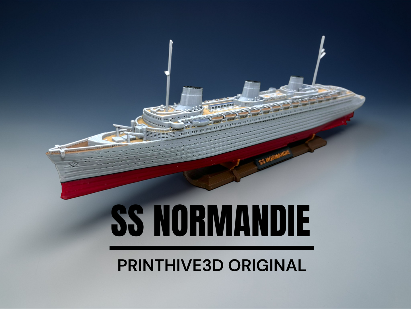 12" SS Normandie Replica War Livery