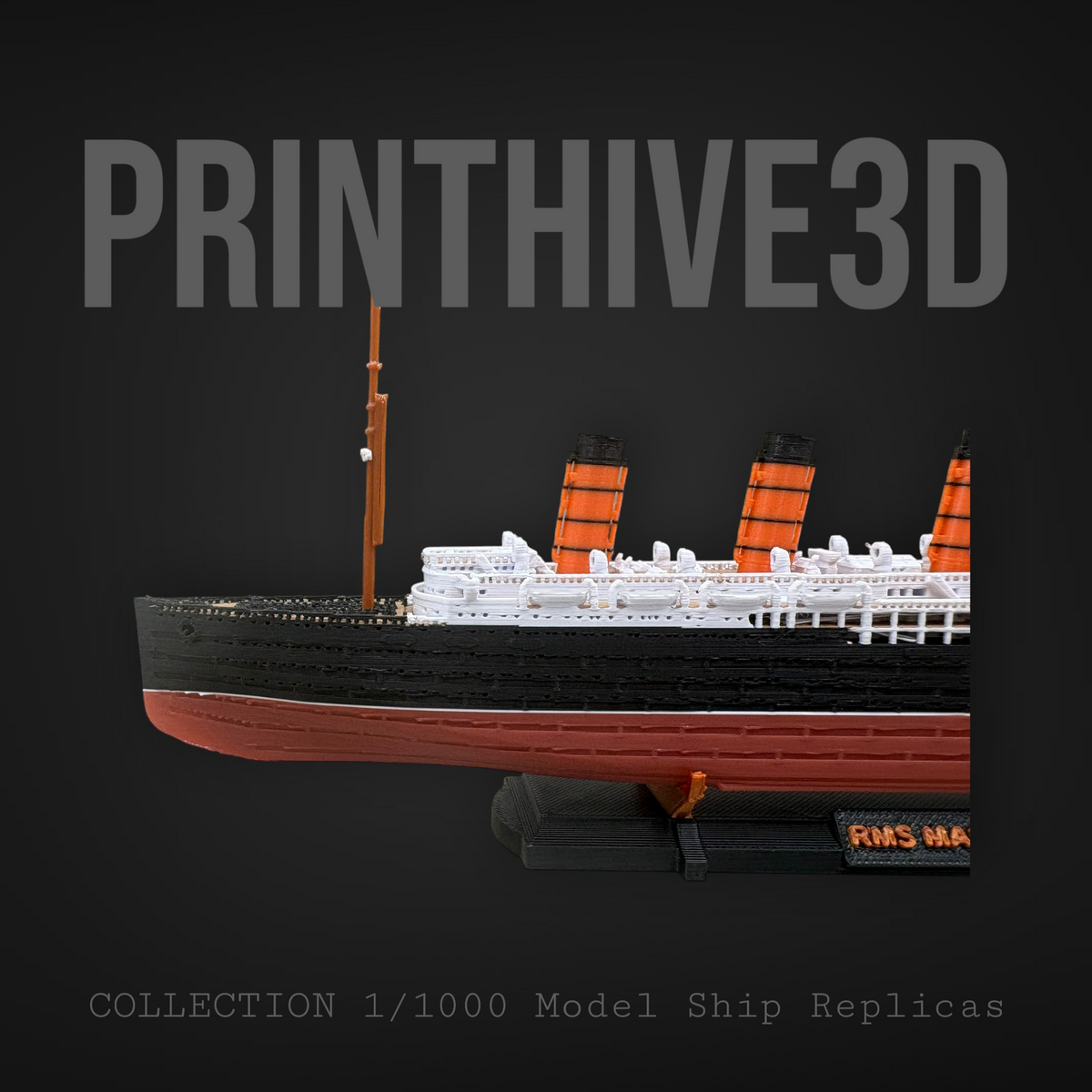 12" RMS Mauretania Replica